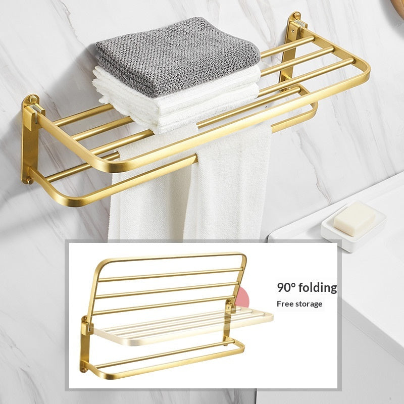 Bathroom Hardware Hanging Set with Shower Shelf
