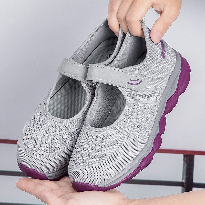 Mesh Shoes Canvas Mom Shoes For Middle-aged And Elderly People