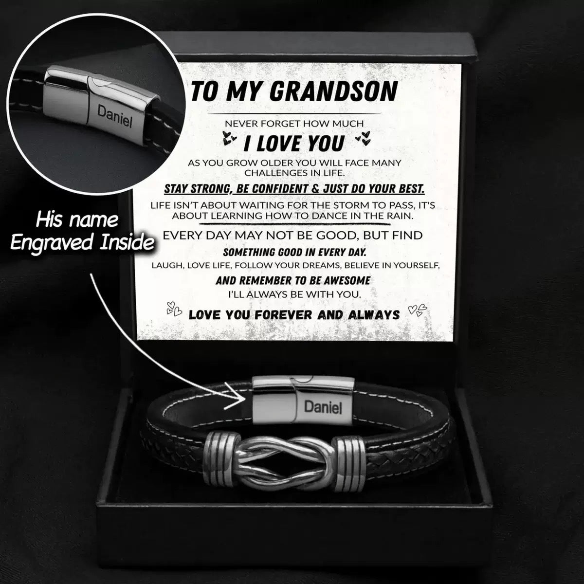Retro Style Punk Style Men's Bracelet From Europe And America