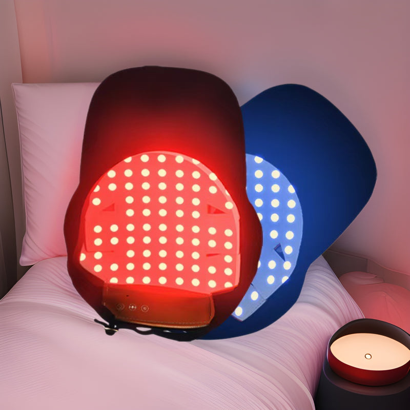 Therapy Hair Cap with Red and Blue Light Care