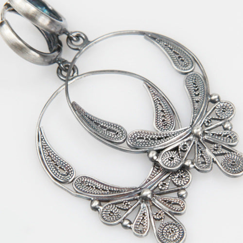 Alloy Vintage Flower Earrings