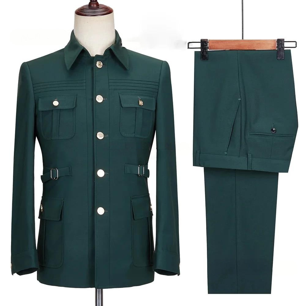 Mens Slim-Fit Two-Piece Suit
