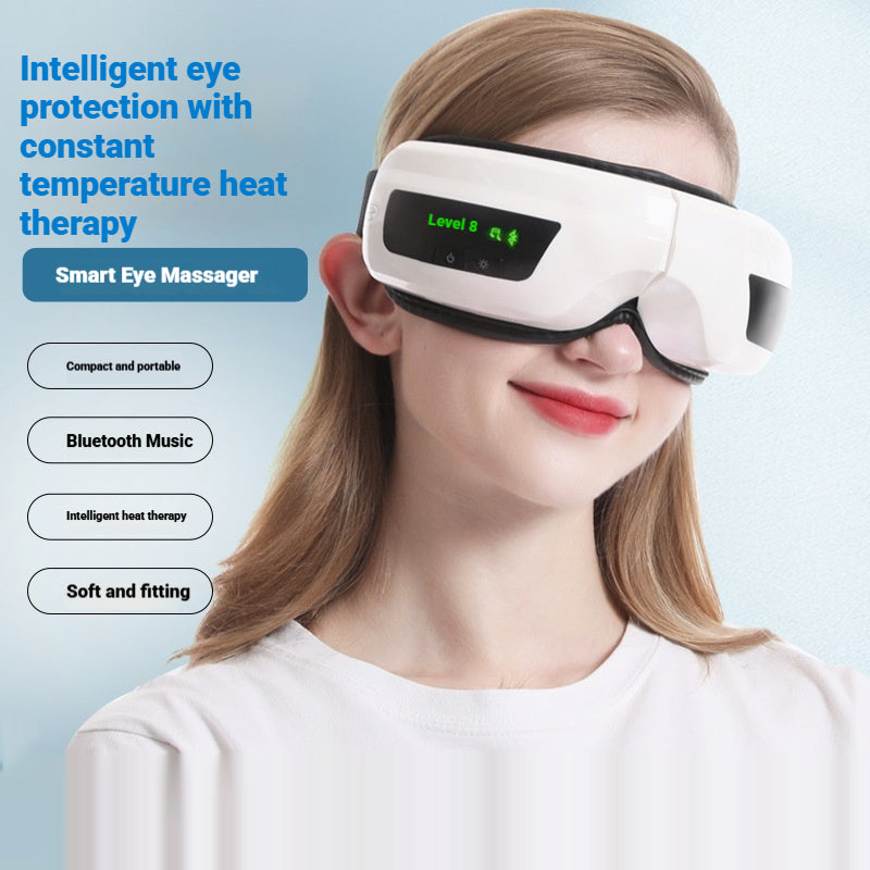 Vibrating Bluetooth Eye Massager for Fatigue Relief