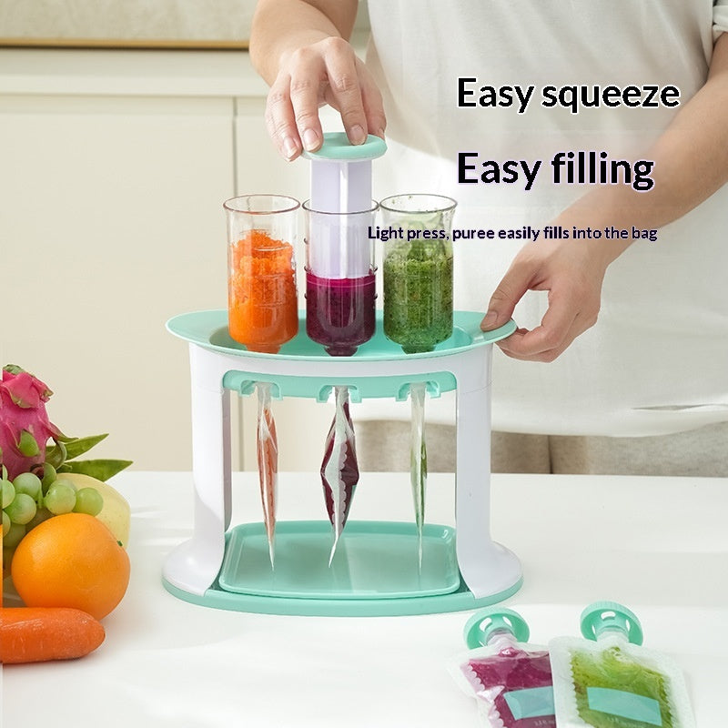 Manual Baby Food Storage Bags For Complementary Feeding