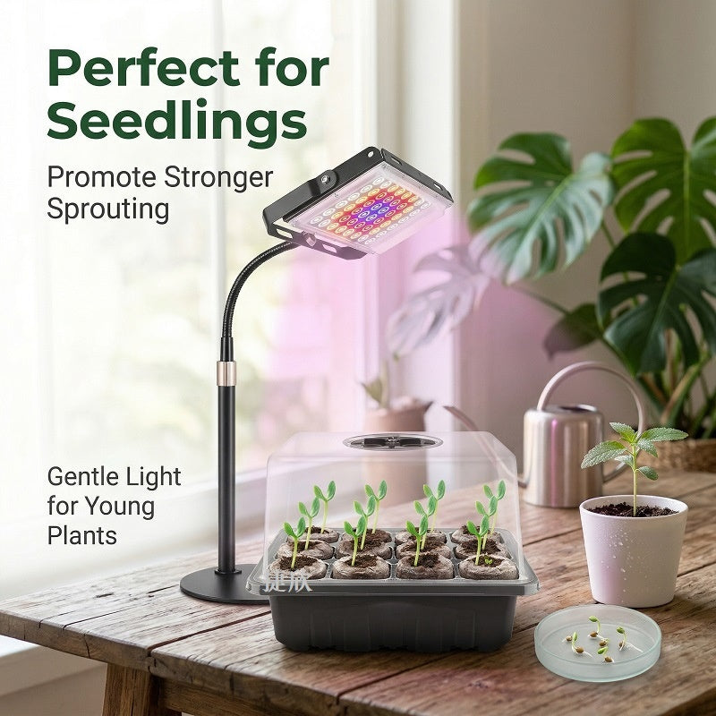 LED Grow Light with Floor-Standing Base