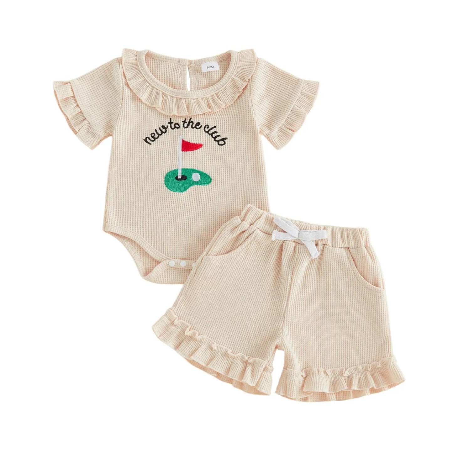 Girls' Two-Piece Shorts Set for Summer