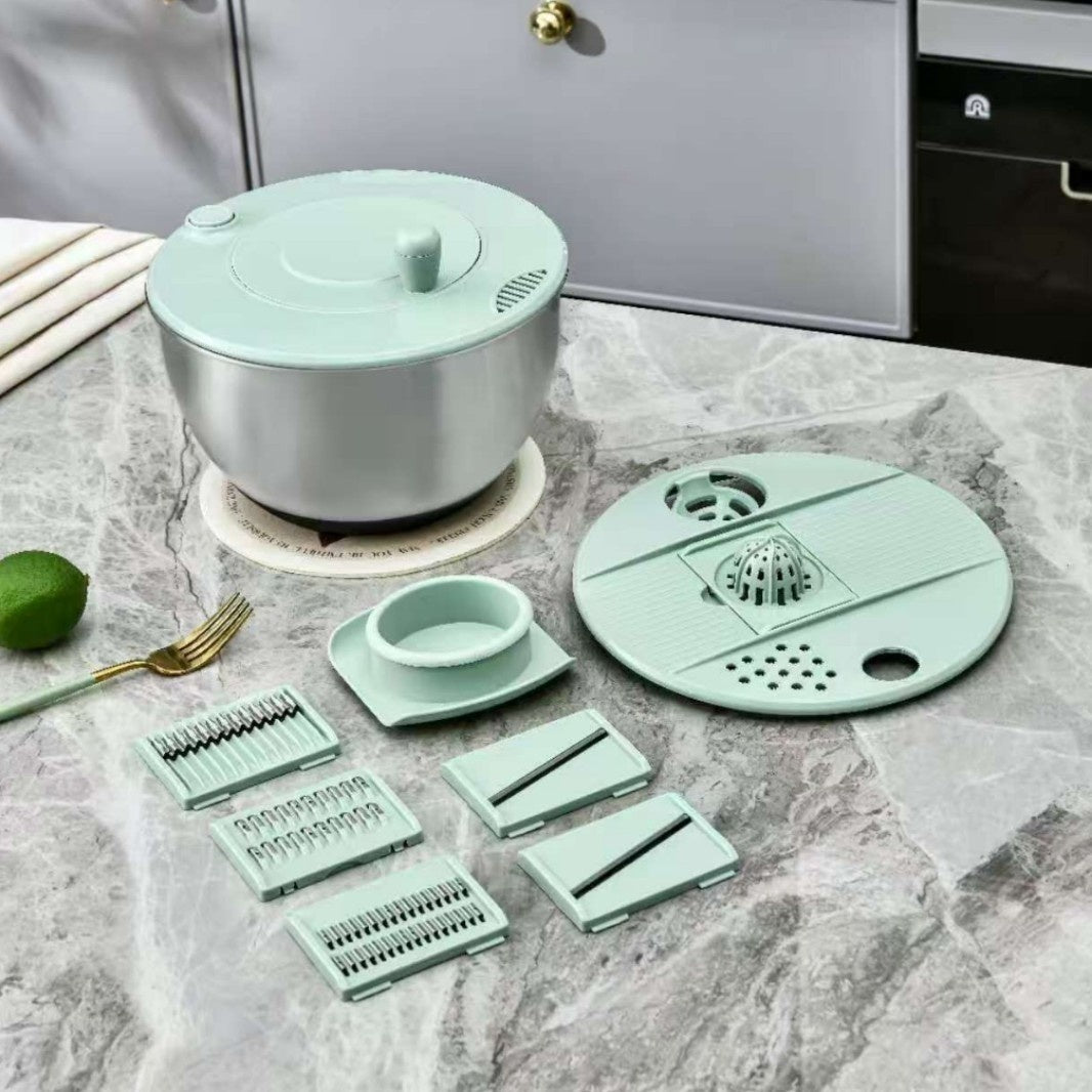 Salad Spinner and Slicer - Multifunctional