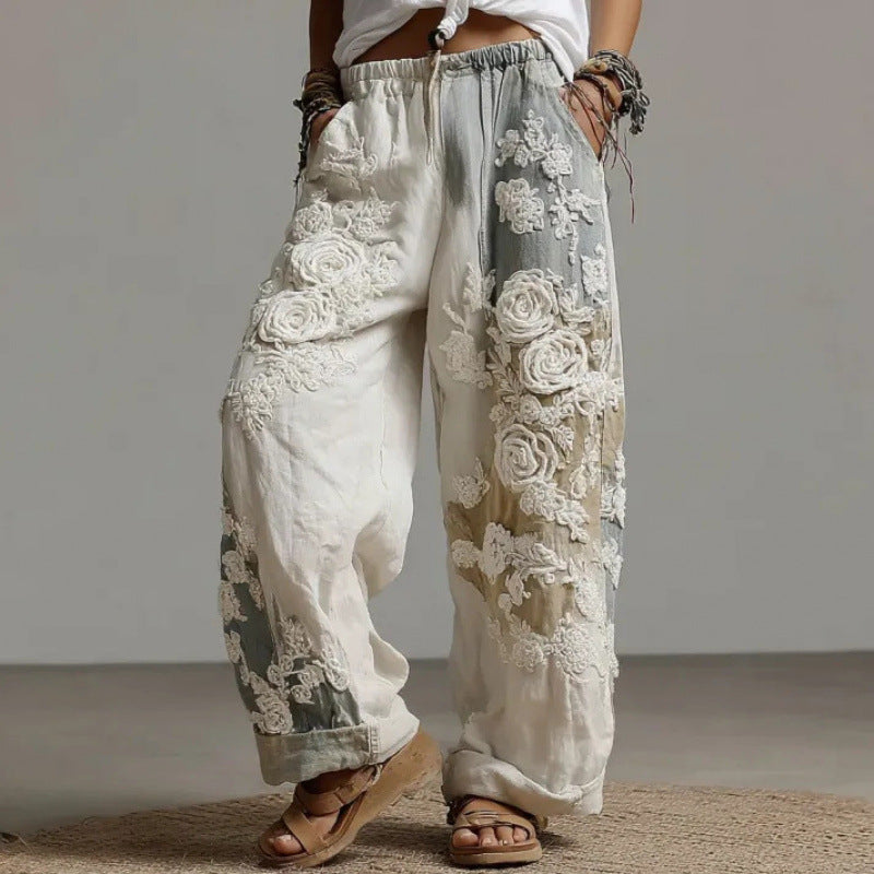 Women's Straight-Cut Long Trousers