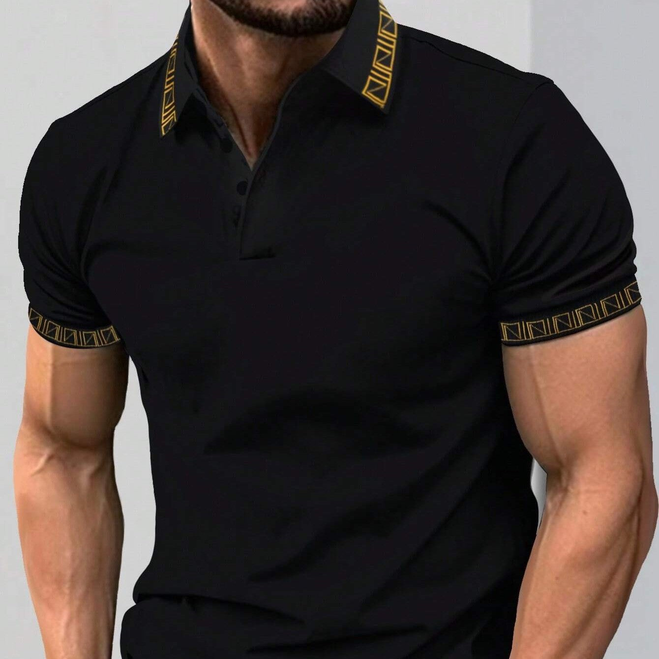 Digital Simple Color Printed Short Sleeves