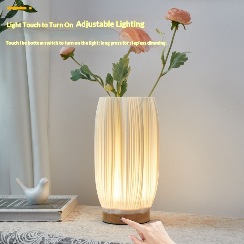 Charging Desk Lamp with Nordic-Style Ambient Light
