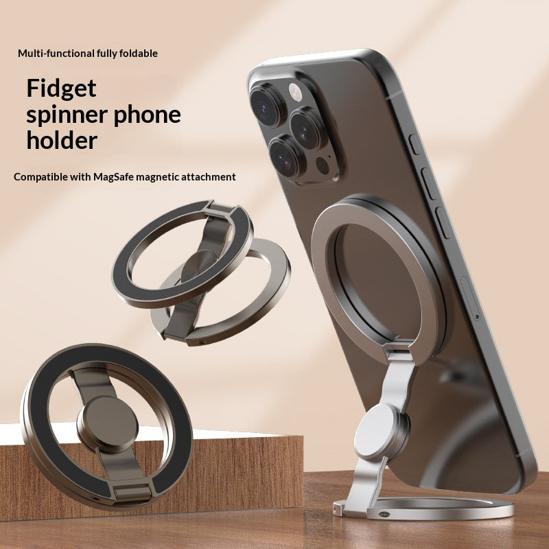 Gyro Phone Holder with Double-Sided Magnetic Suction