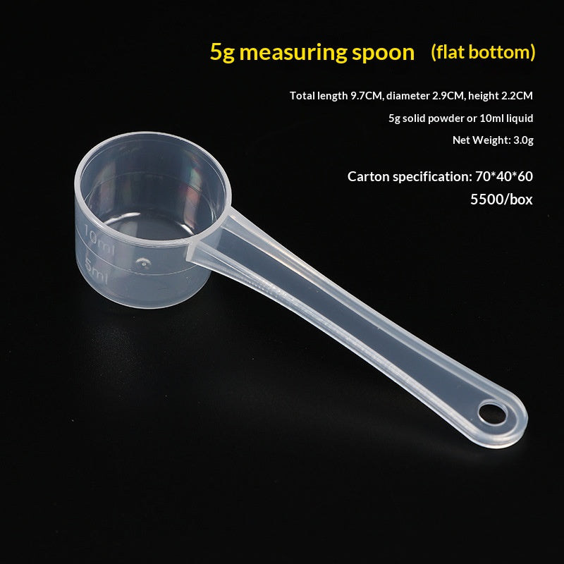 Pet-friendly High-transparency Food-grade Spoon Powder-measuring And Liquid-plastic Measuring Spoon