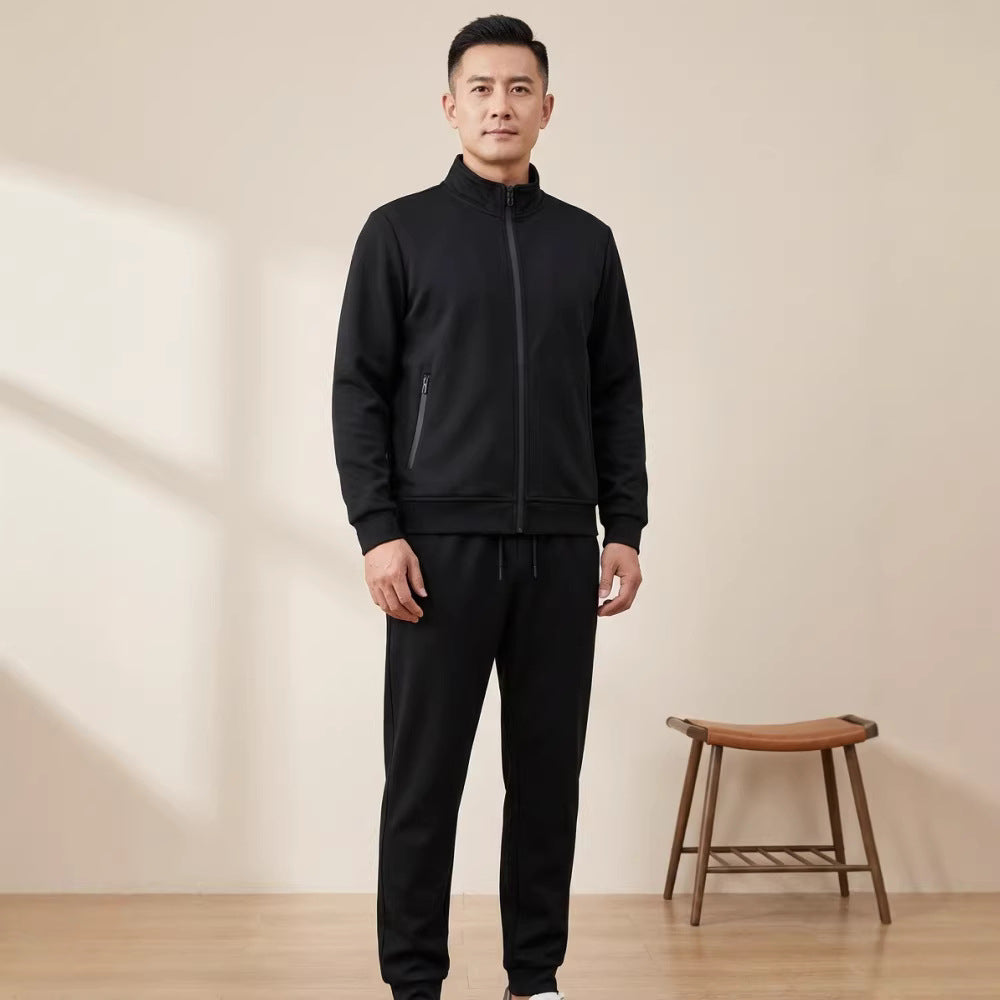 Plus-size Cotton Sportswear Set For Middle-aged And Elderly Adults