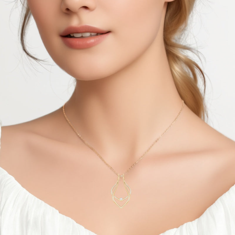 Necklace with Minimalist Design