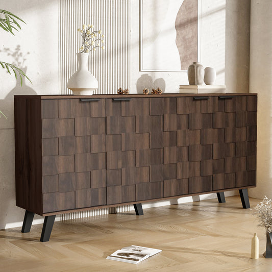 Four-Door Sideboard (150 x 35 x 78 cm)