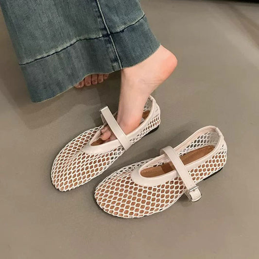 Elegant French-style Low-heeled Pumps With A Soft Sole Perfect With Dresses