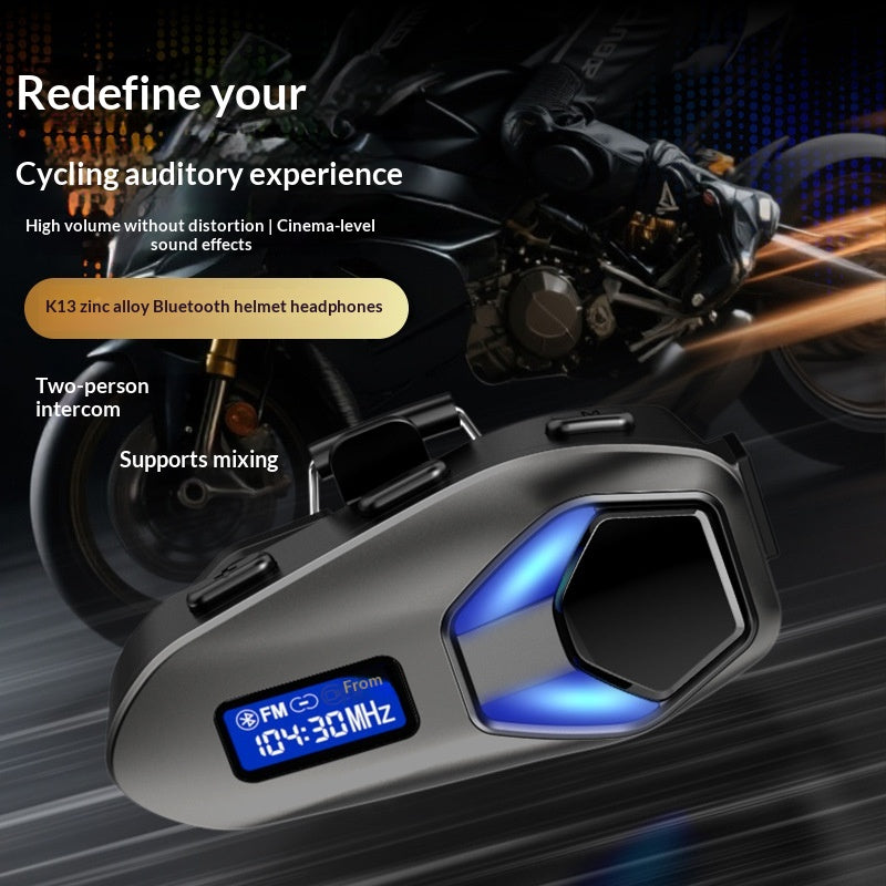 Helmet Headset with Bluetooth for Motorcycles