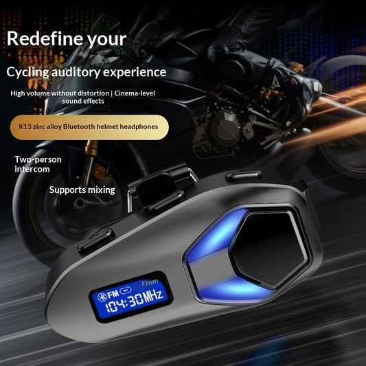 Helmet Headset with Bluetooth for Motorcycles