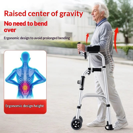 Single-Wheel Walker - Foldable Aluminum Alloy