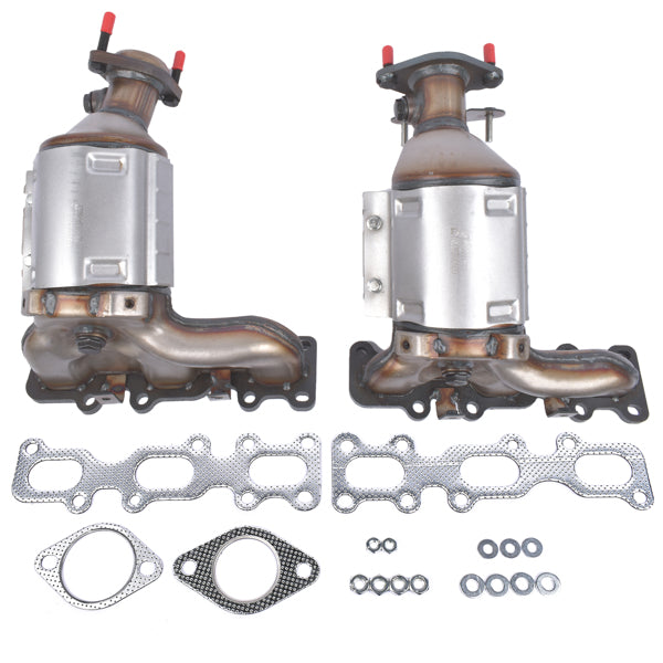 Manifold Catalytic Converters For Ford Explorer V6 3.5L 2013-2019 High Flow Cat 30584 30585