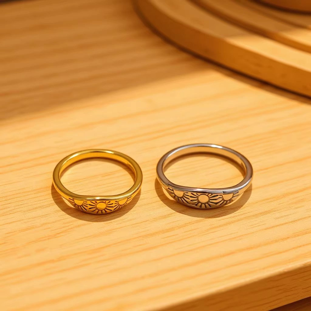 Minimalist Textured Ring