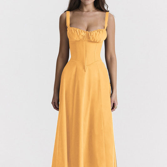 Womens Sleeveless French-Style Dress