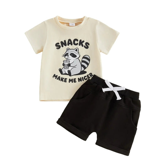 Kids' Printed Short-Sleeve Set