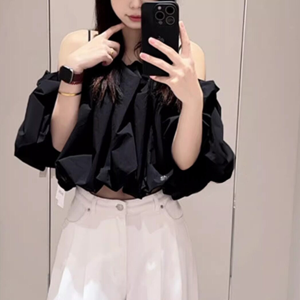 Girly-style Diamond-patterned Camisole Top