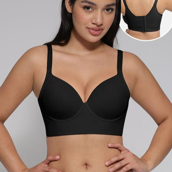 Full Coverage Bra with Underwire Push-Up and Back Sculpting
