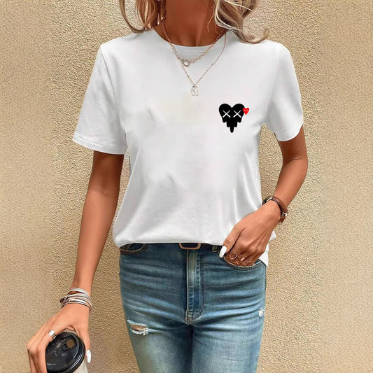 Printed Short-sleeve Streetwear Half-sleeve