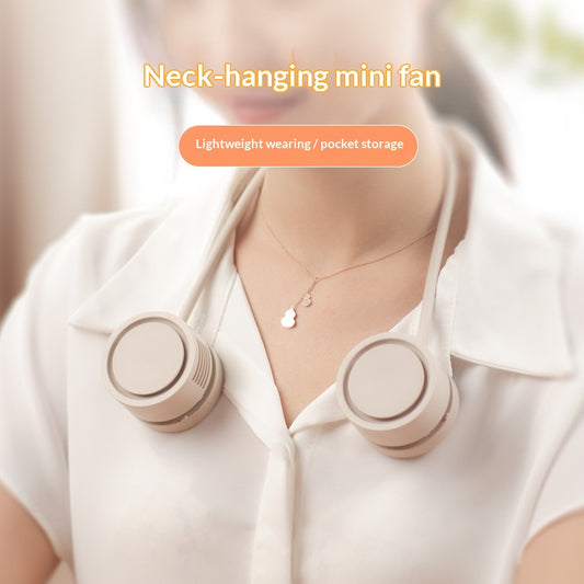Lazy Neck Hanging Fan USB Portable Mini