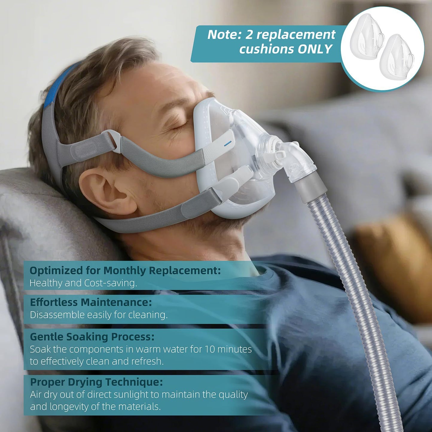 New-style Breathing Mask Silicone Pad