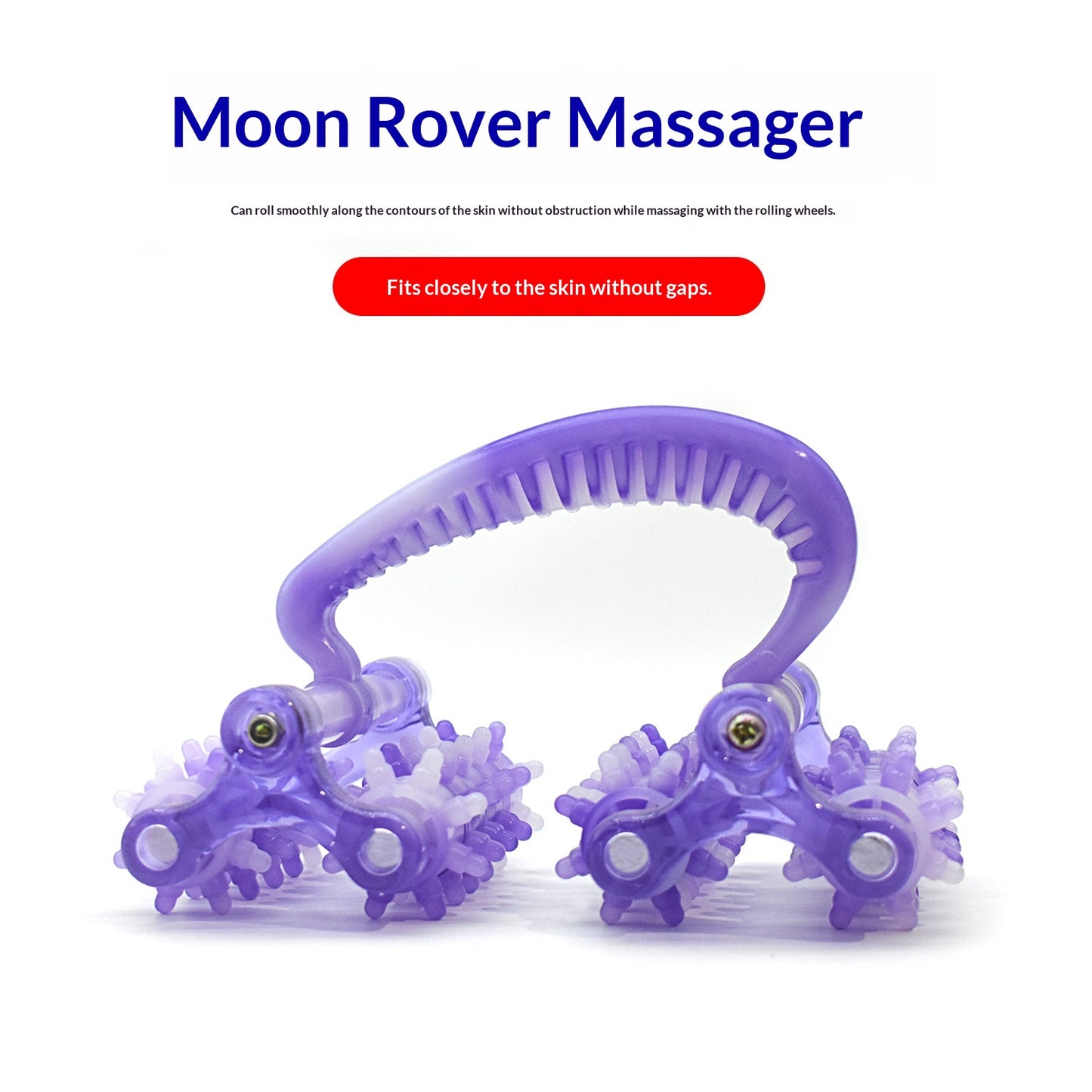 Full-Body Muscle Massager with Lunar Rover Manual Roller