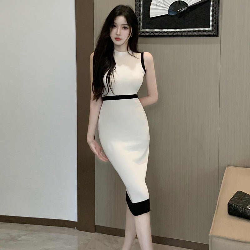 Vest Dress in French-Style Casual Cut