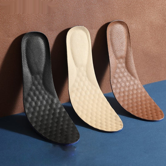 Leather Shoe Insoles with Deodorizing Shock Absorption