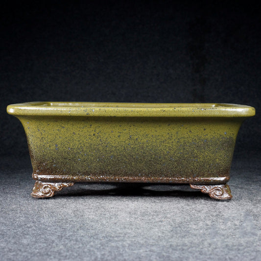 Antique Floating Mouth Deep Rectangular Pot Rhododendron And Begonia Flower Pot