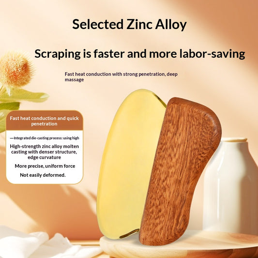 Gua Sha Fascia Scraper in Zinc Alloy
