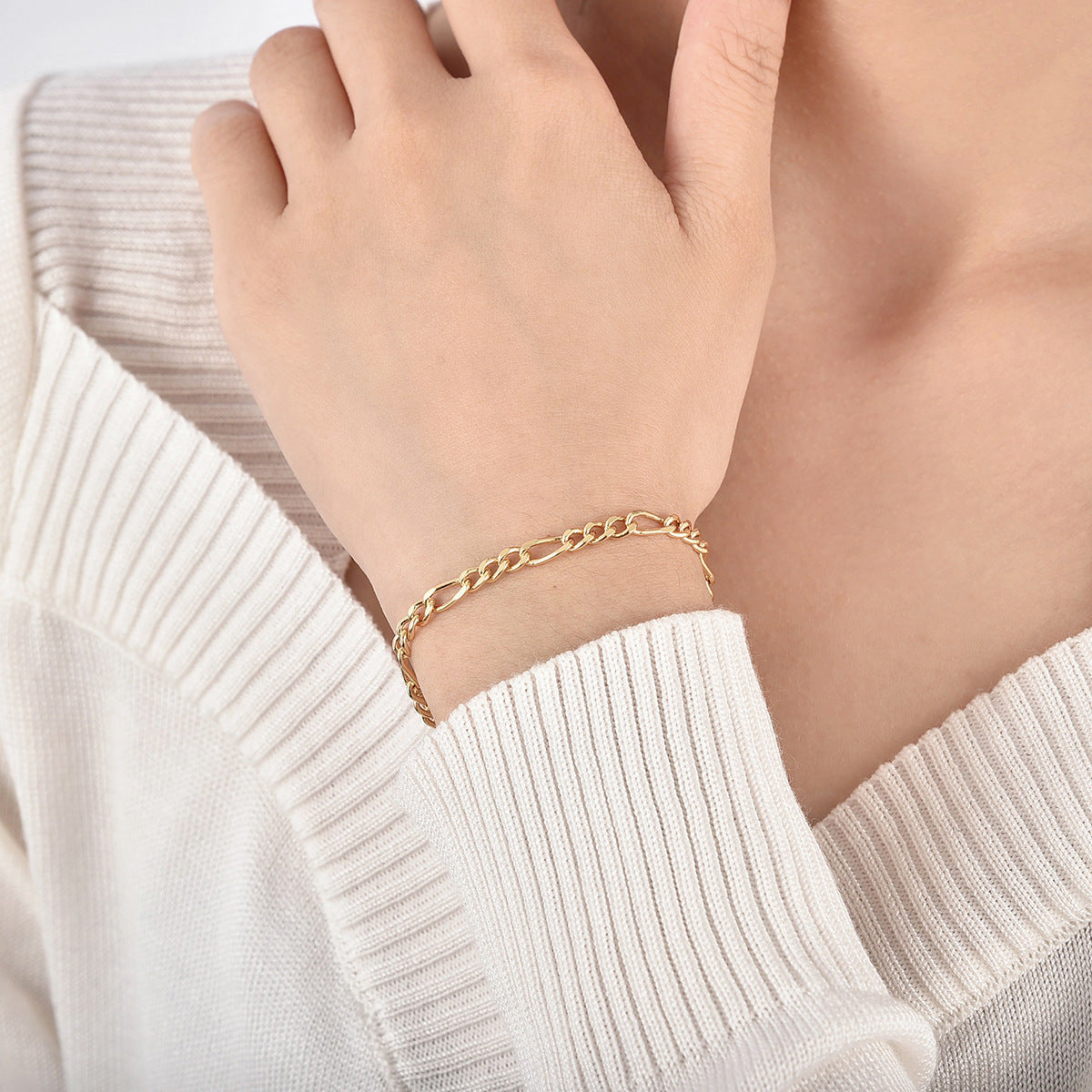 Bracelet - Brass-Plated Casual Style