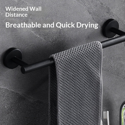 304 Stainless Steel Towel Bar And Tissue Holder Set