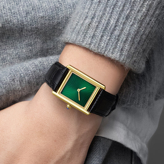 Men's Watch with Minimalist Square Case