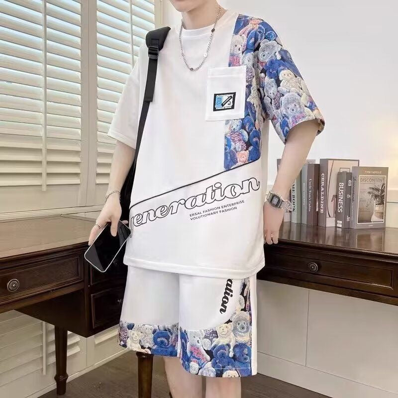 Short-Sleeve Sports Set in Lightweight Design