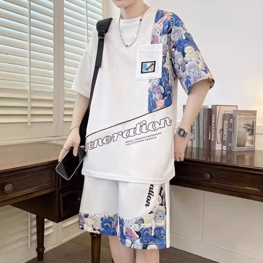 Short-Sleeve Sports Set in Lightweight Design
