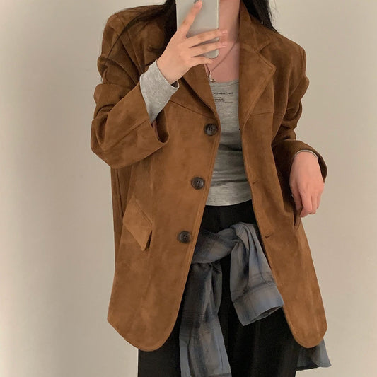 Single-Breasted Jacket with Two Pockets