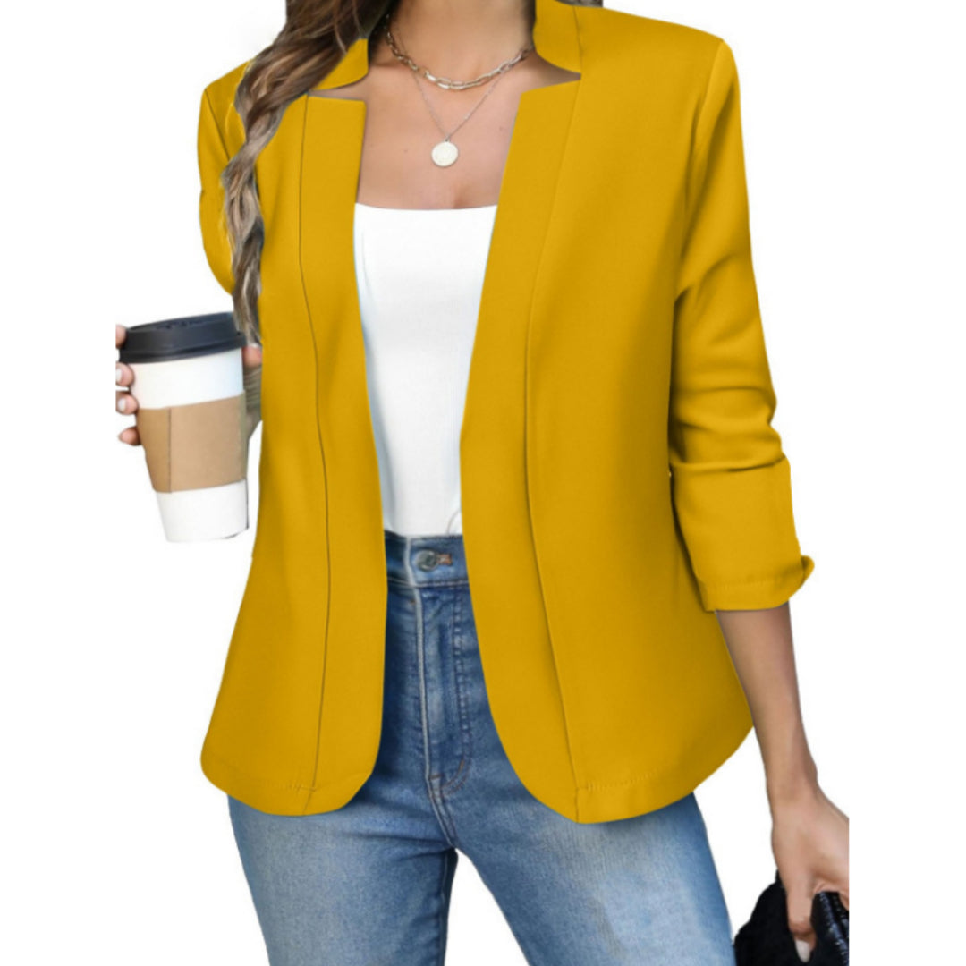 Long-Sleeve Coat - Loose-Fitting
