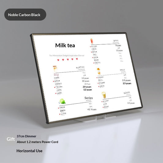 Luminous Menu Board with LED Display