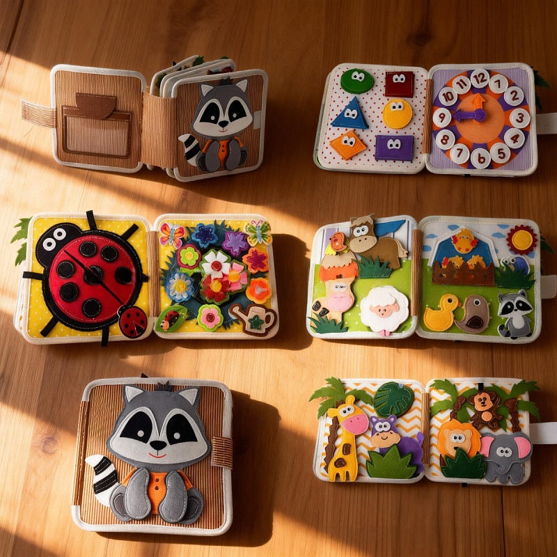 Felt Book Little Fox Cloth Book Toy