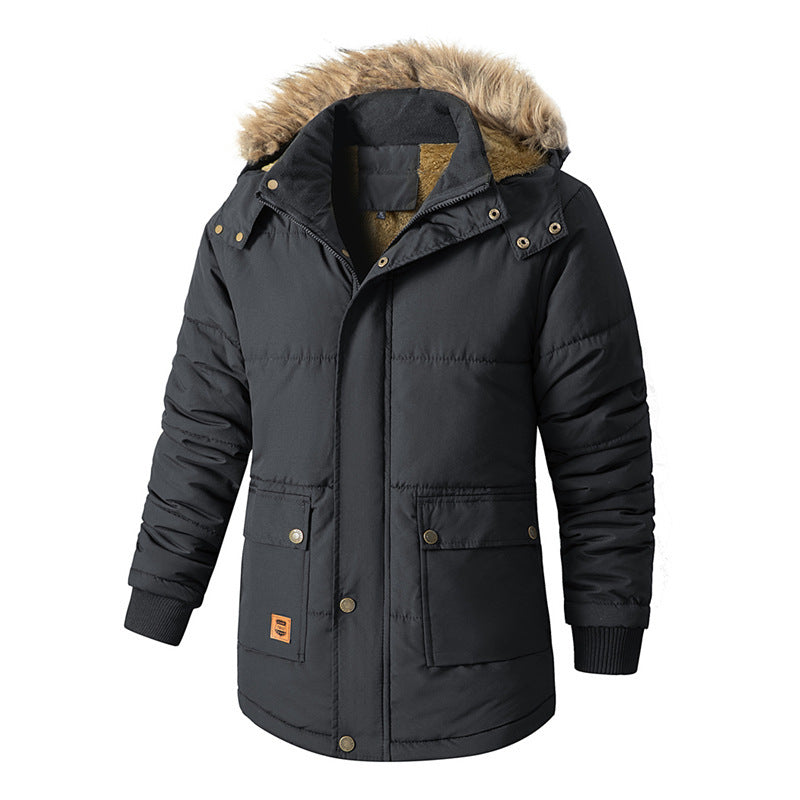 Insulated Coat with Hood and Padding