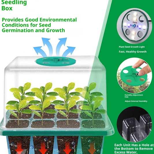 Seedling Tray with Smart Grow Light