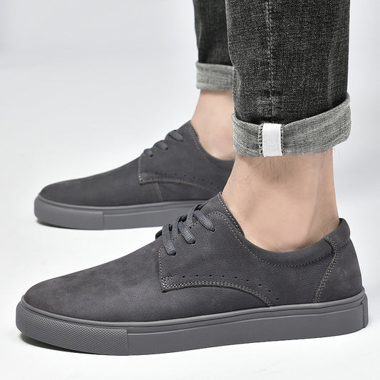 Casual Leather Shoes in Minimalist Design