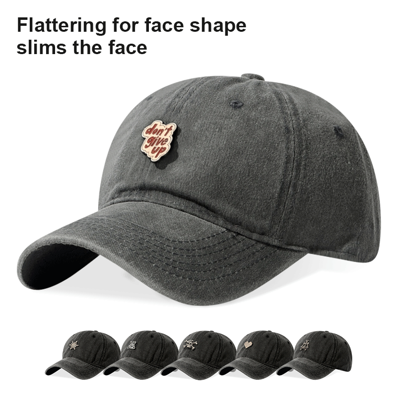 Duckbill Cap with Washed Quick-Drying Print